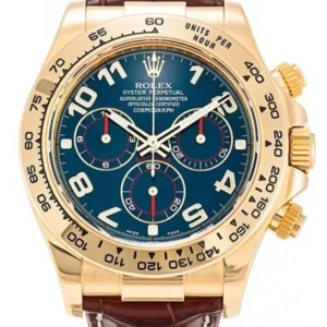 ロレックスコスモグラフデイトナシリーズ116518ブルーディスクウォッチ